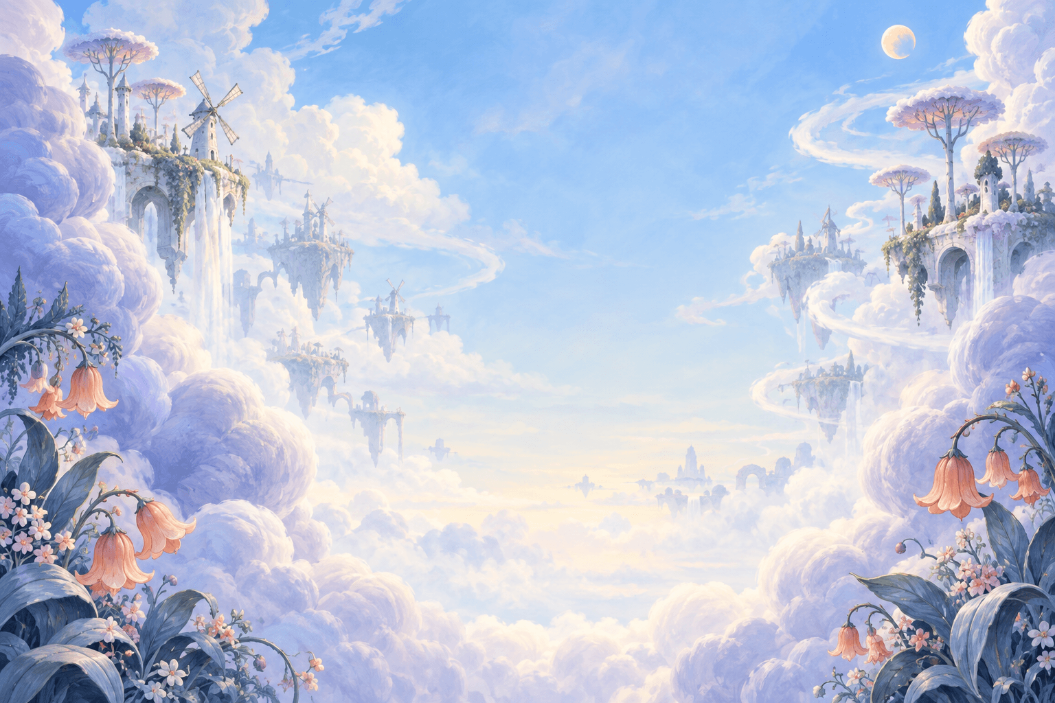 Die Wolkengärten im Schreibspiel