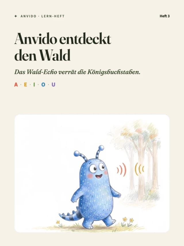 Cover: Anvido entdeckt den Wald
