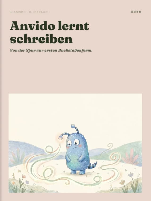 Cover: Anvido lernt schreiben