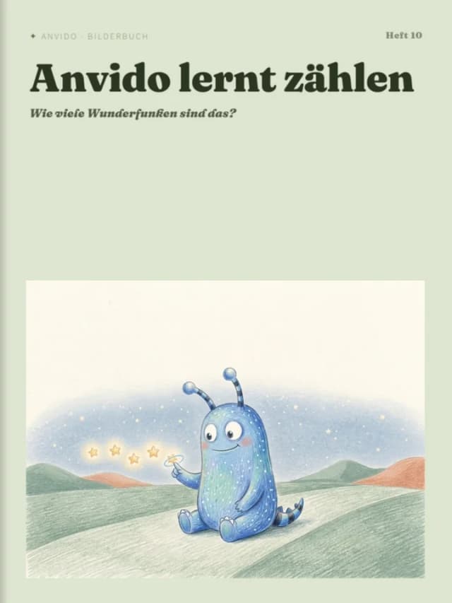 Cover: Anvido lernt zählen