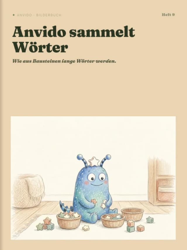 Cover: Anvido sammelt Wörter
