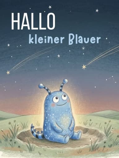 Cover: Hallo, kleiner Blauer
