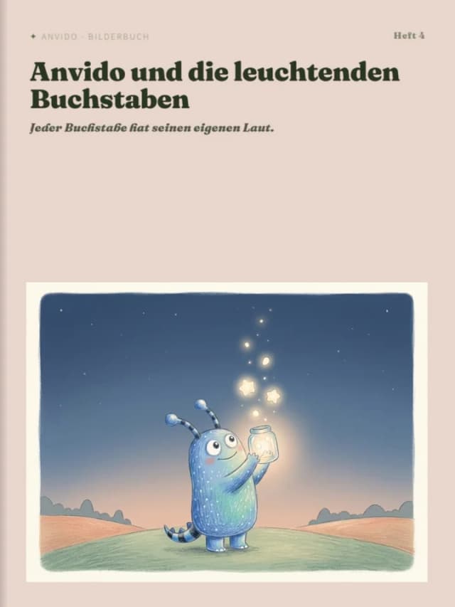 Cover: Anvido und die leuchtenden Buchstaben